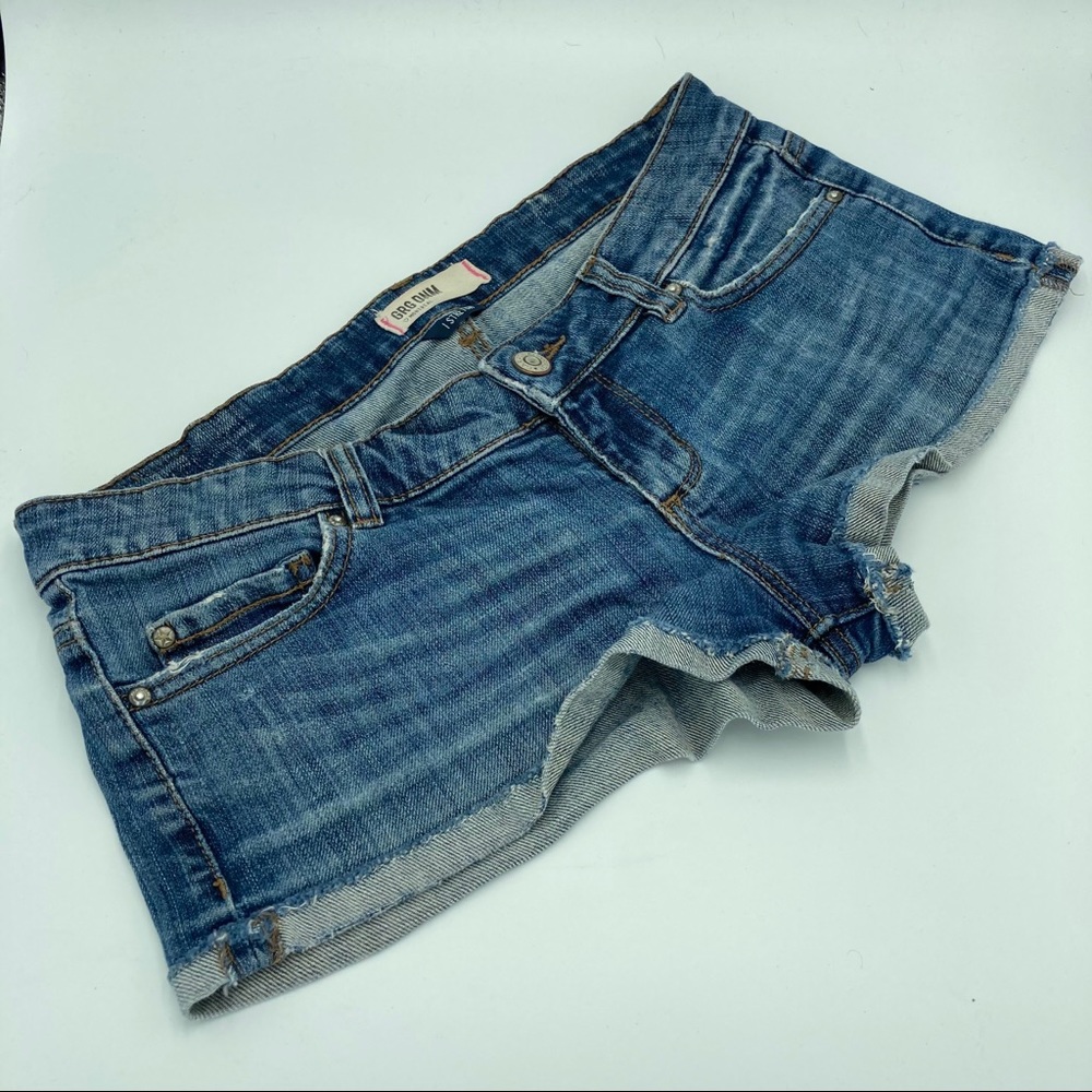 Garage Denim low rise shorts